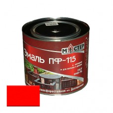 Эмаль ПФ-115 красная  2,7 кг